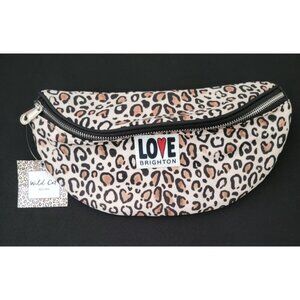NEW Brighton Love Wild Cat Nylon Belt Bag Fanny Pack Crossbody